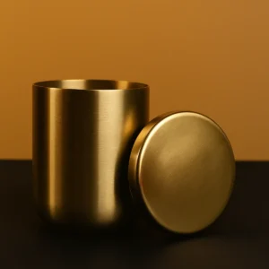 Handcrafted Brass Jar – Vintage Storage Jar for Decor, Spices & Gifting