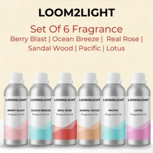 Aroma Bliss Fragrance Oil Combo – Set of 6 Refreshing Scents (10ml Each)