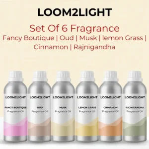 Exquisite Aroma Fragrance Oil Combo – Set of 6 Premium Scents (10ml Each)