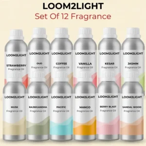 Luxury Candle Fragrance Oil Collection – 12 Exotic Scents (10ml Each)