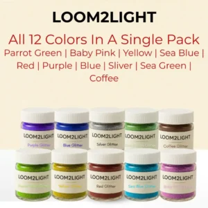 Ultimate Glitter Candle Dye Combo – 10 Sparkling Colors