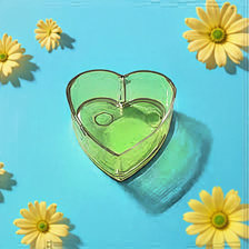 Heart Tealight Container (Pack of 50) | Candle Making Supplies India